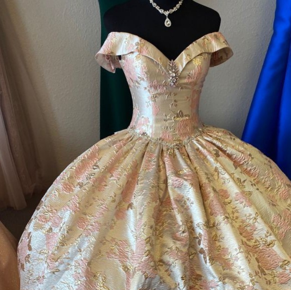 Gold tone Formal dress